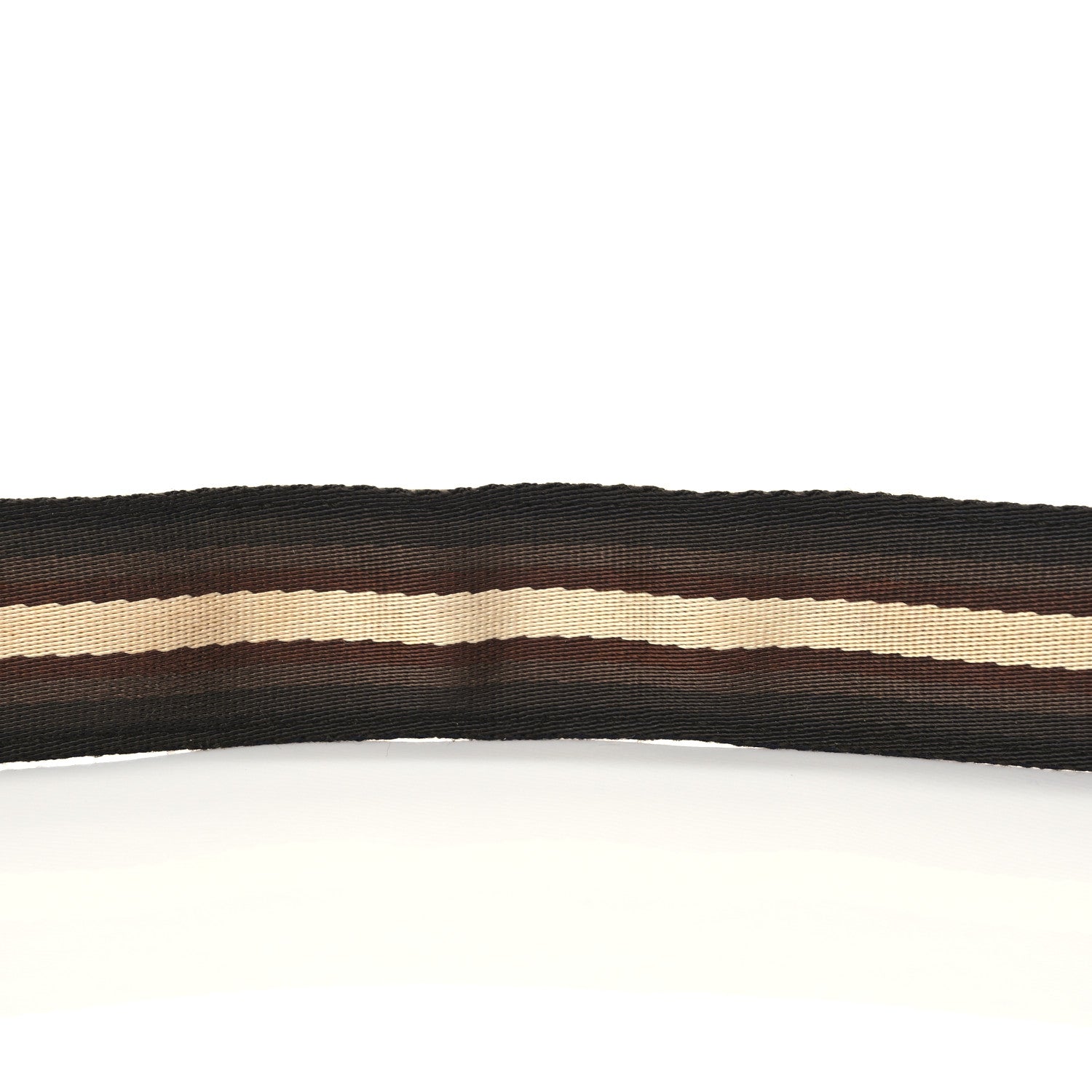 Gucci Calfskin Web Interlocking G Belt 95 38 Brown Cream 5 of 8