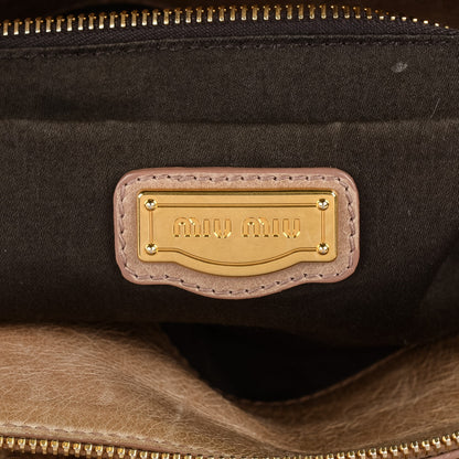 Miu Miu Vitello Lux Medium Bow Bag 6 of 8