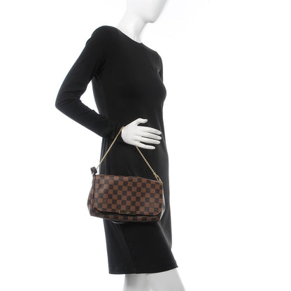 Louis Vuitton Damier Ebene Favorite MM 3 of 10