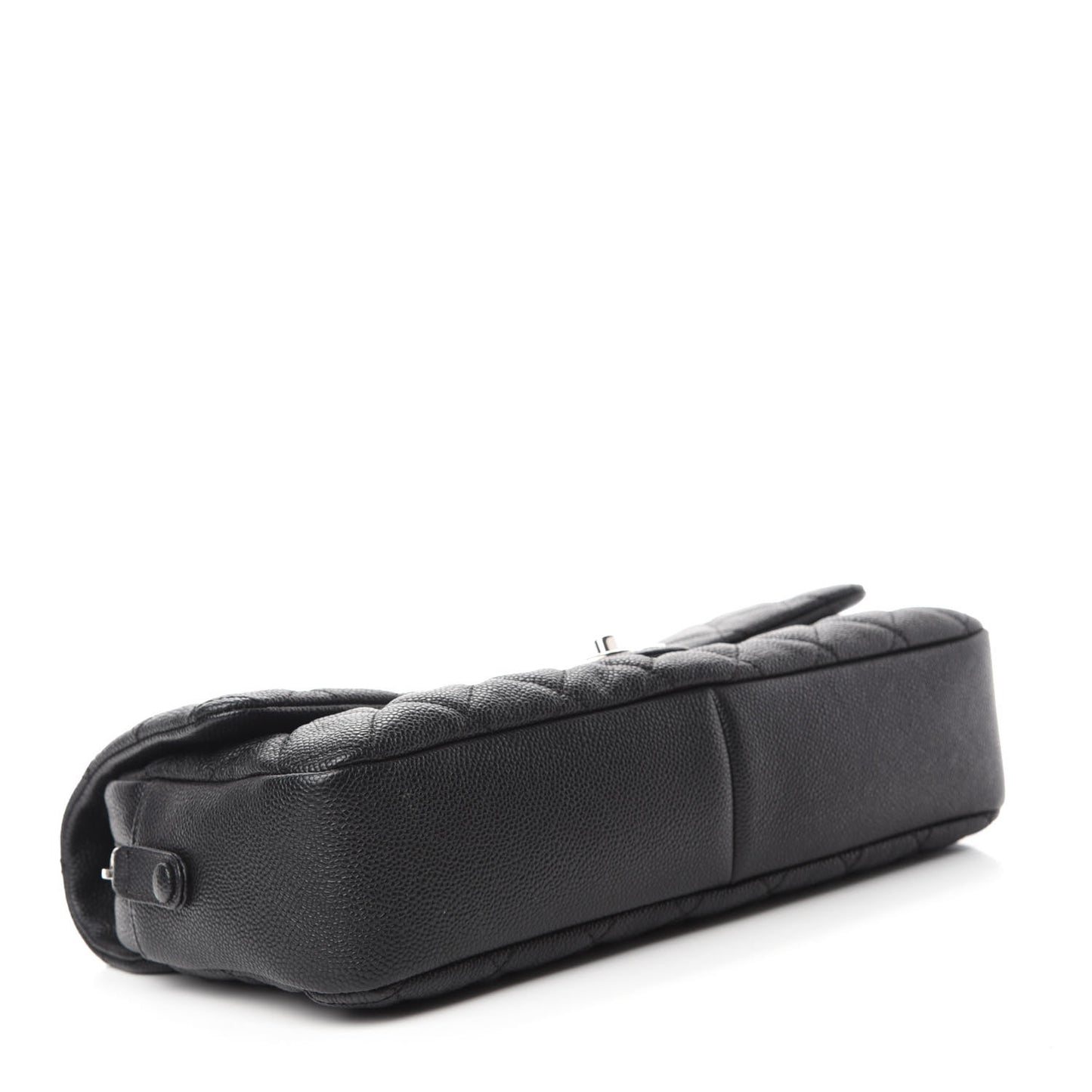 Caviar Quilted Jumbo Easy Flap Black