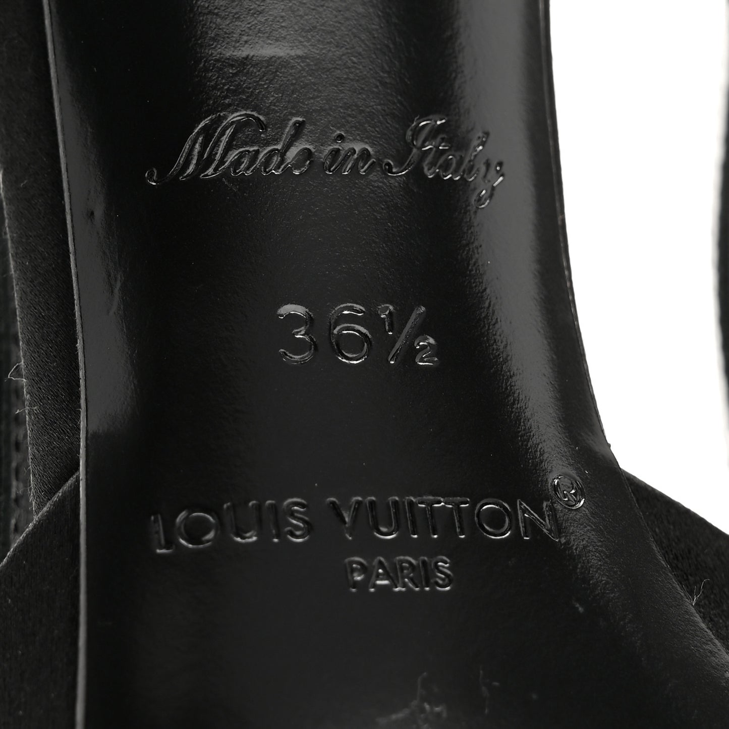 Satin Crystal Blossom Slingback Pump 36.5 Black