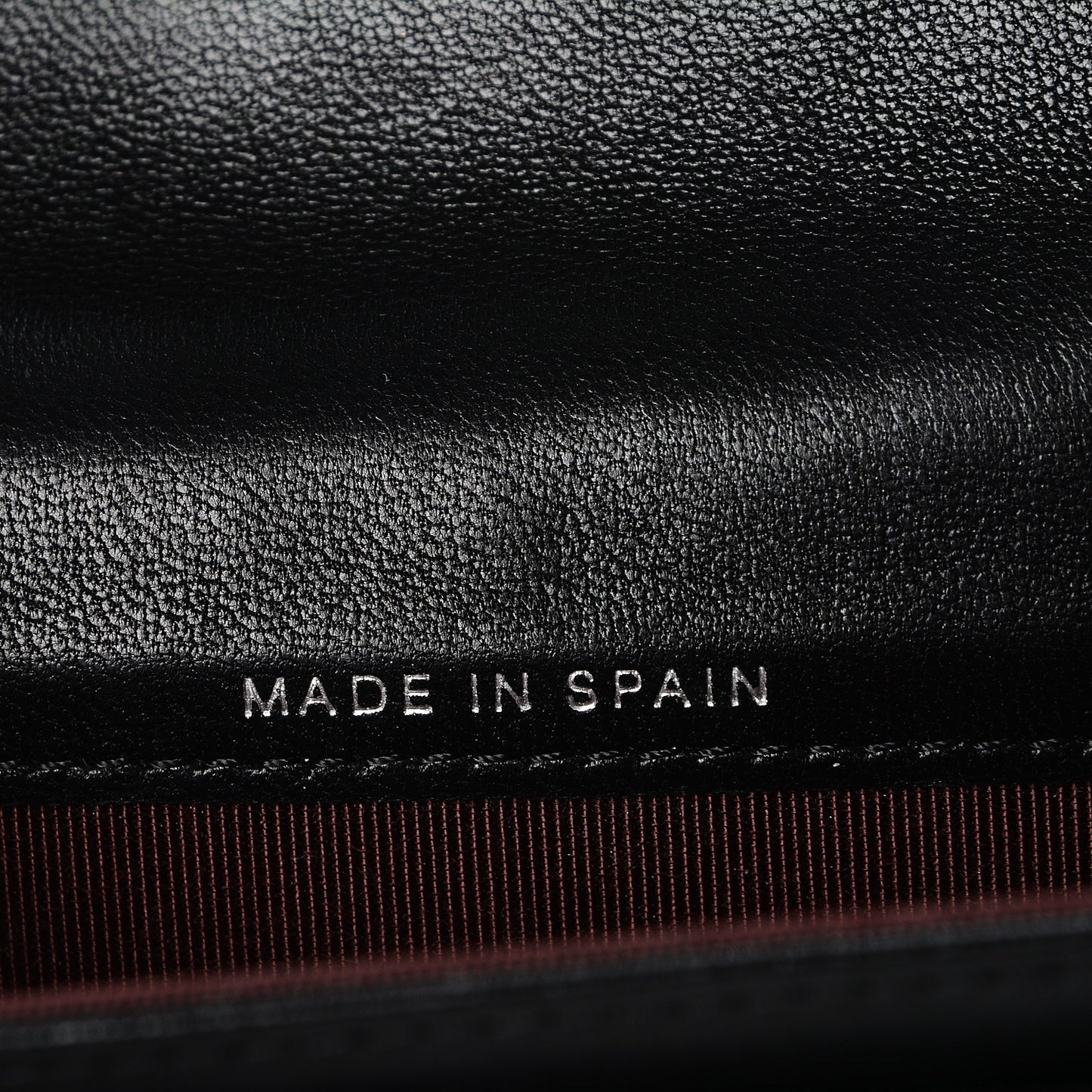 Lambskin Quilted Flap Card Holder Black