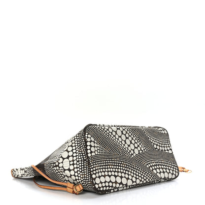 Louis Vuitton Monogram Kusama Waves Neverfull MM White 4 of 9
