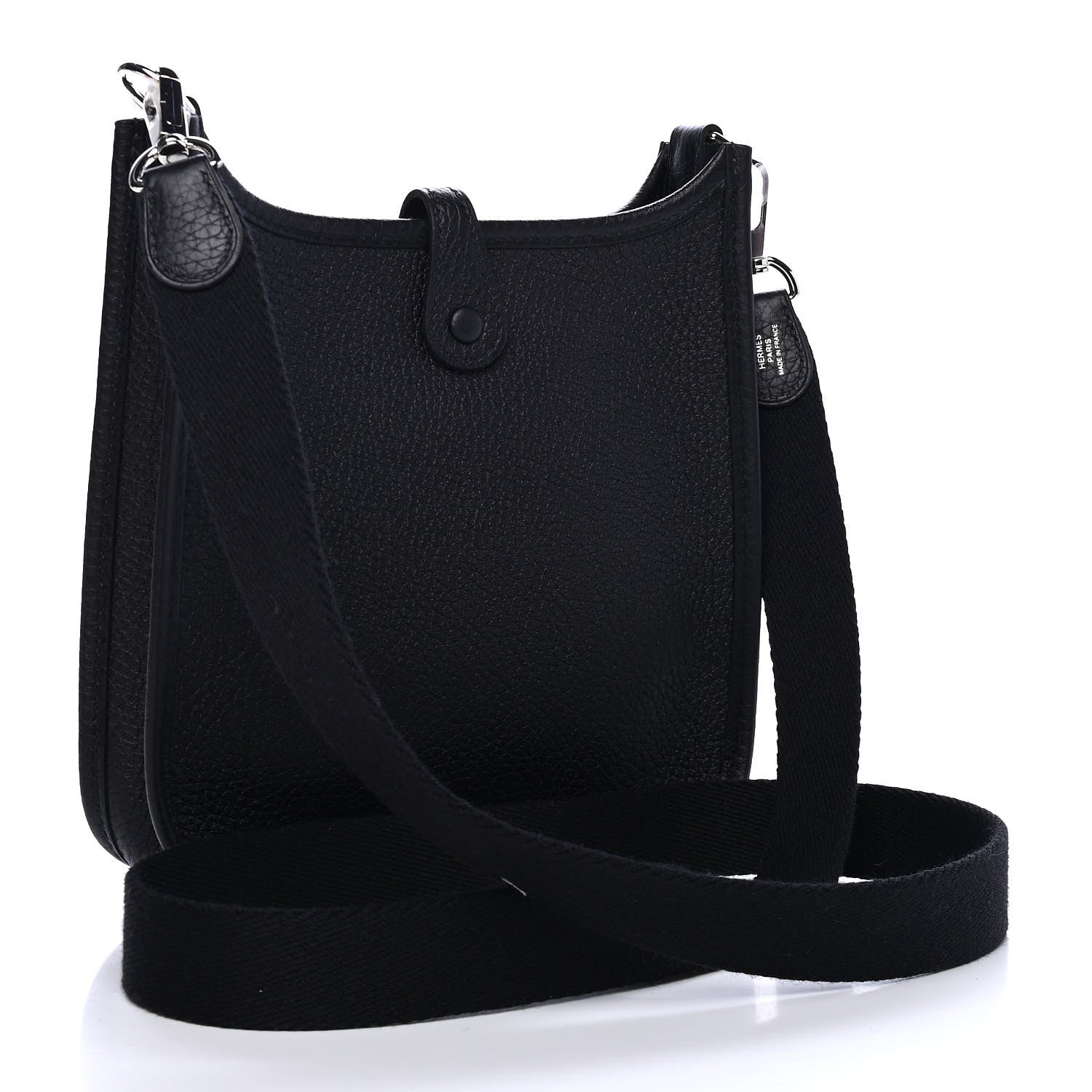 Hermes Taurillon Clemence Evelyne TPM Black 2 of 4