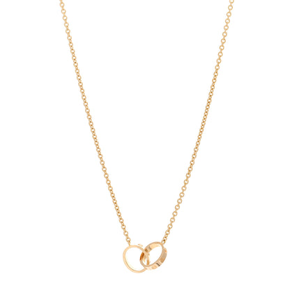 Cartier 18K Yellow Gold Interlocking LOVE Necklace 1 of 4