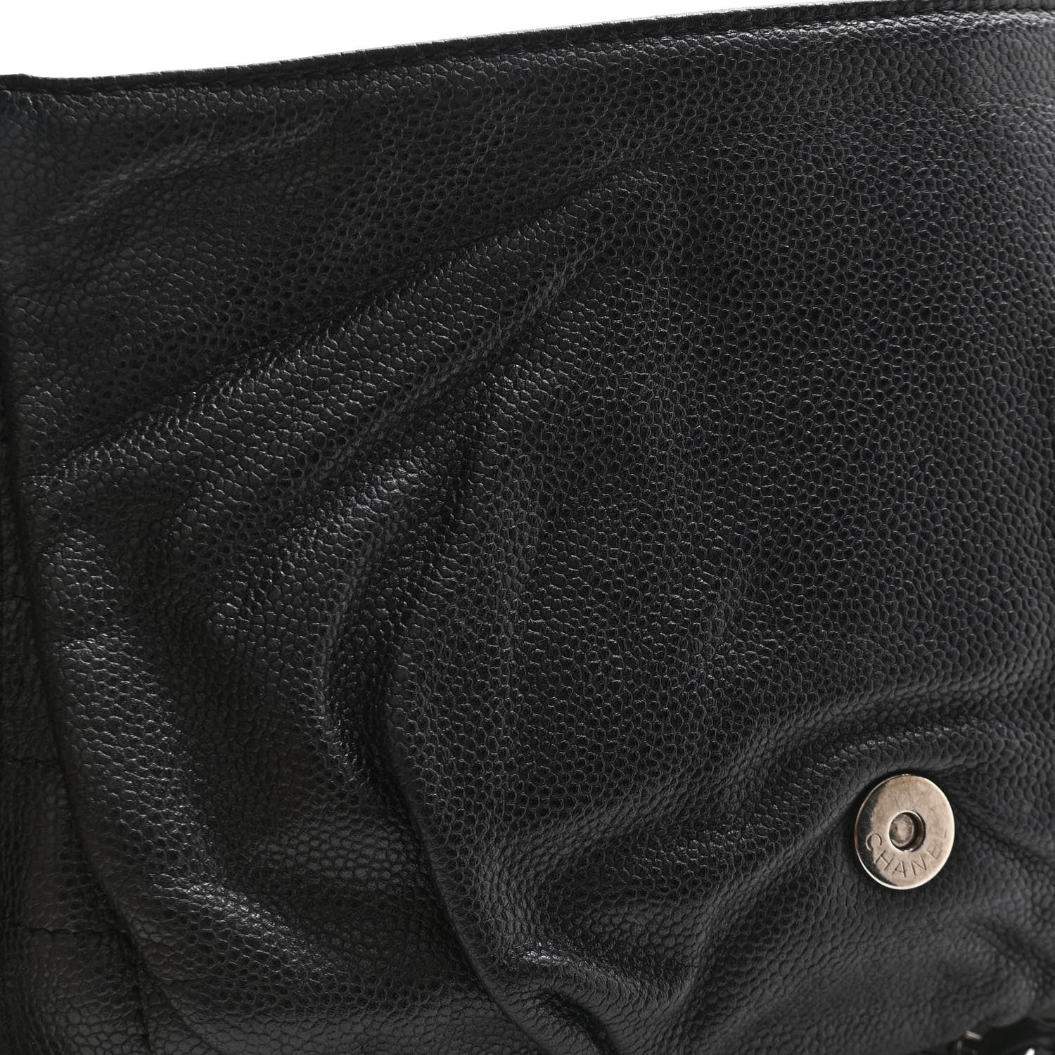 Chanel Caviar Half Moon Large Flap Black 11 of 13