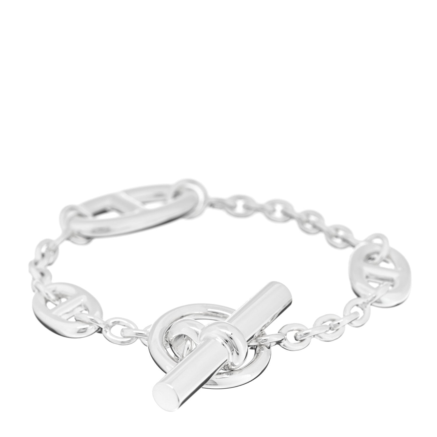Hermes Sterling Silver Farandole Bracelet SH 2 of 4