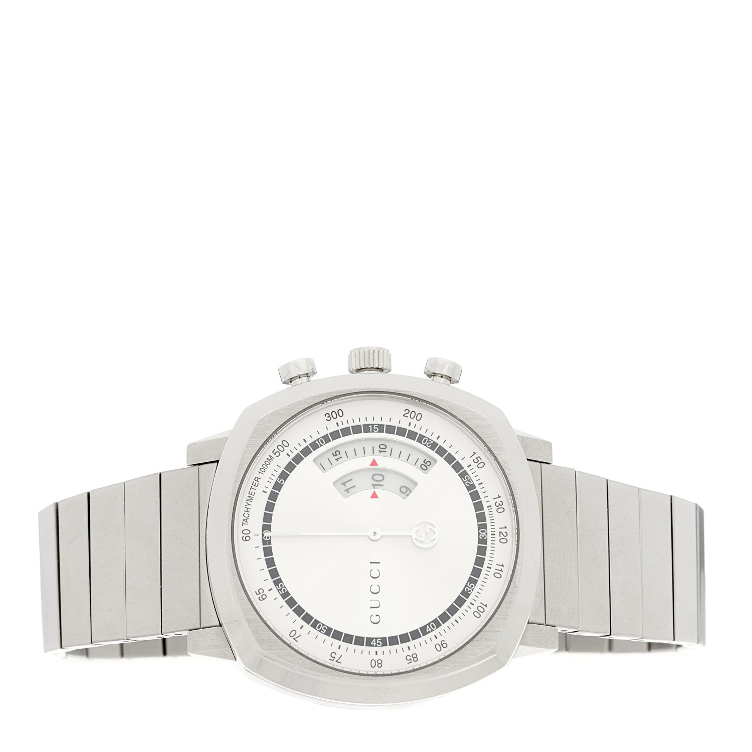 Gucci Stainless Steel 40mm Grip Quartz Watch 2 of 4