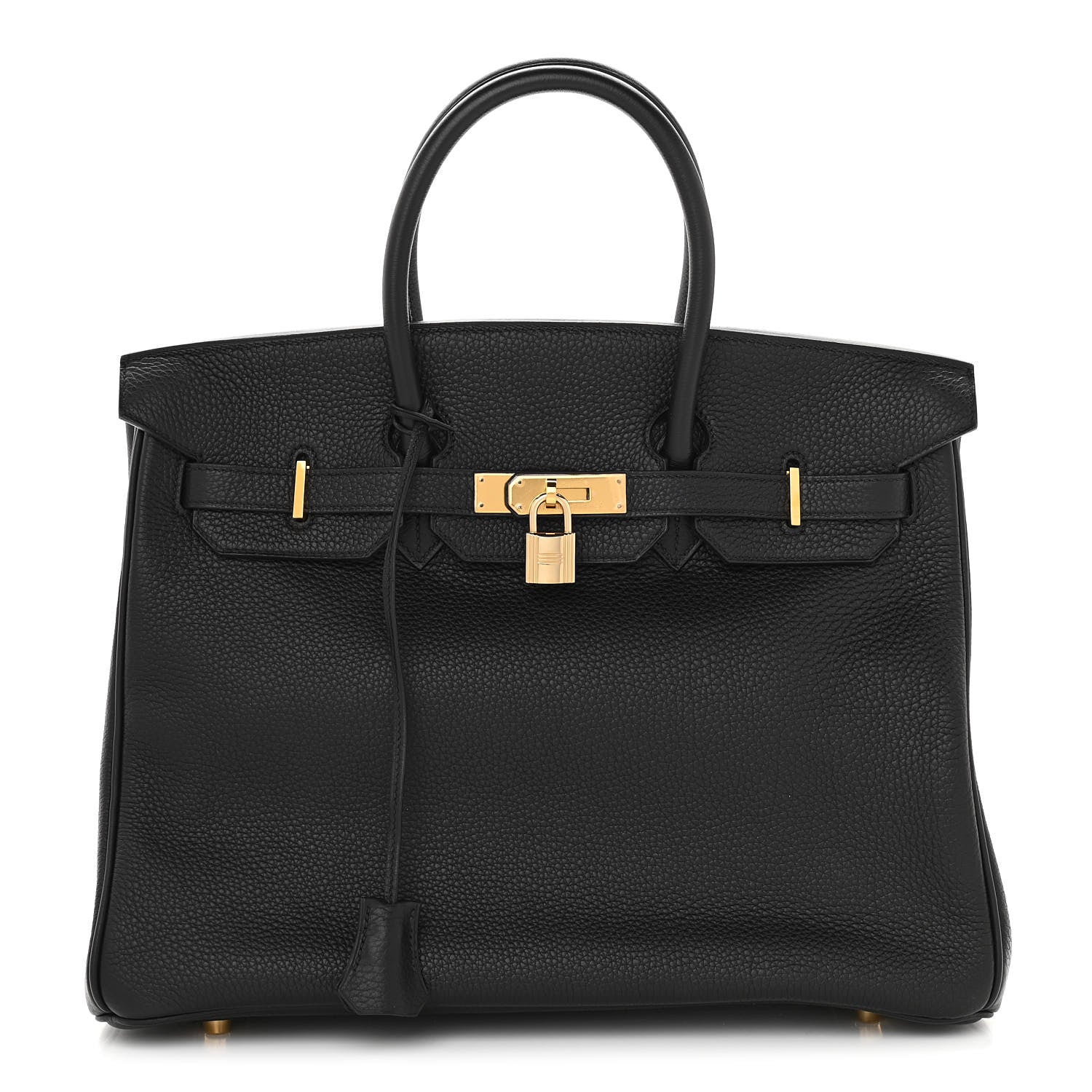Hermes Taurillon Clemence Birkin 35 Black 1 of 11