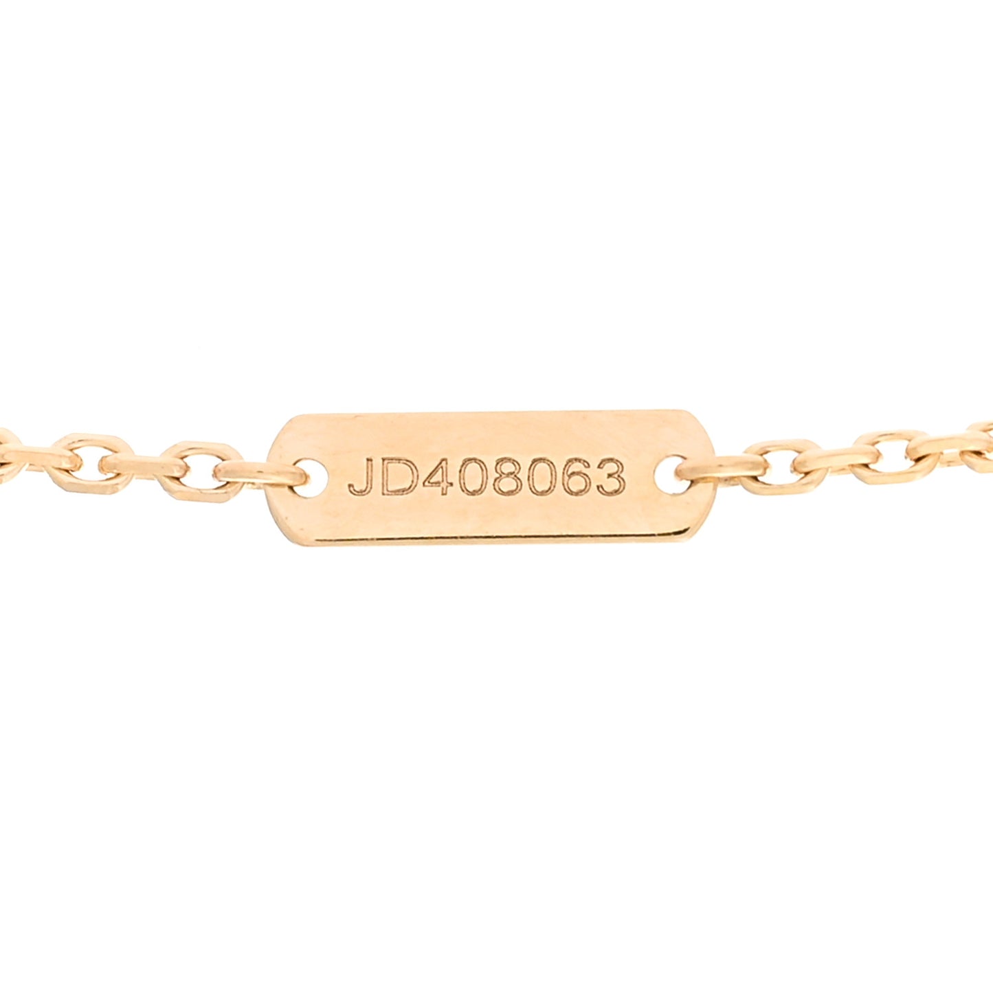 18K Yellow Gold Vintage Alhambra Pendant Necklace