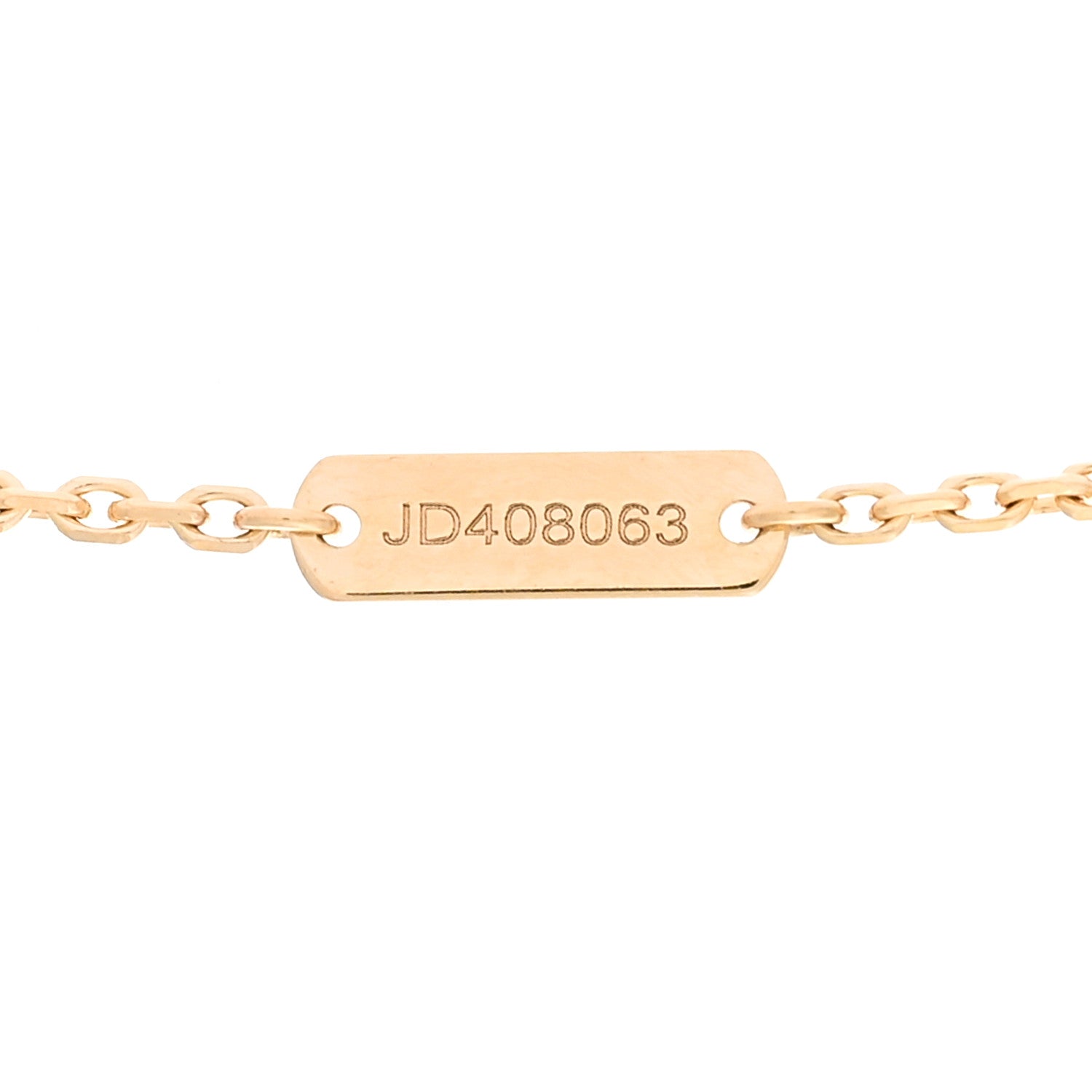 Van Cleef & Arpels 18K Yellow Gold Vintage Alhambra Pendant Necklace 4 of 6