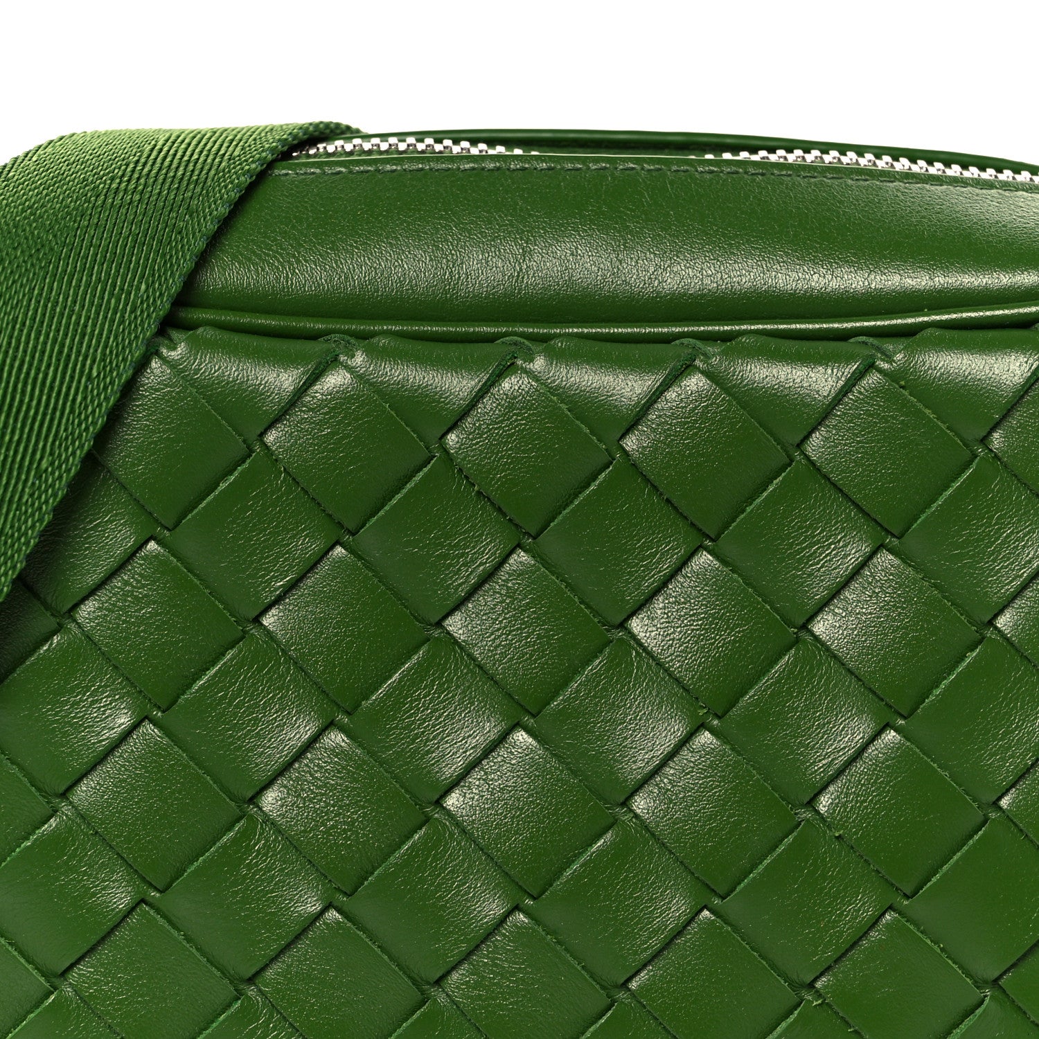 Bottega Veneta Calfskin Intrecciato Camera Bag Avocado 8 of 10