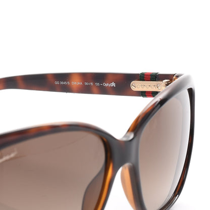 Gucci Web Sunglasses GG 3645/S Tortoise 9 of 11