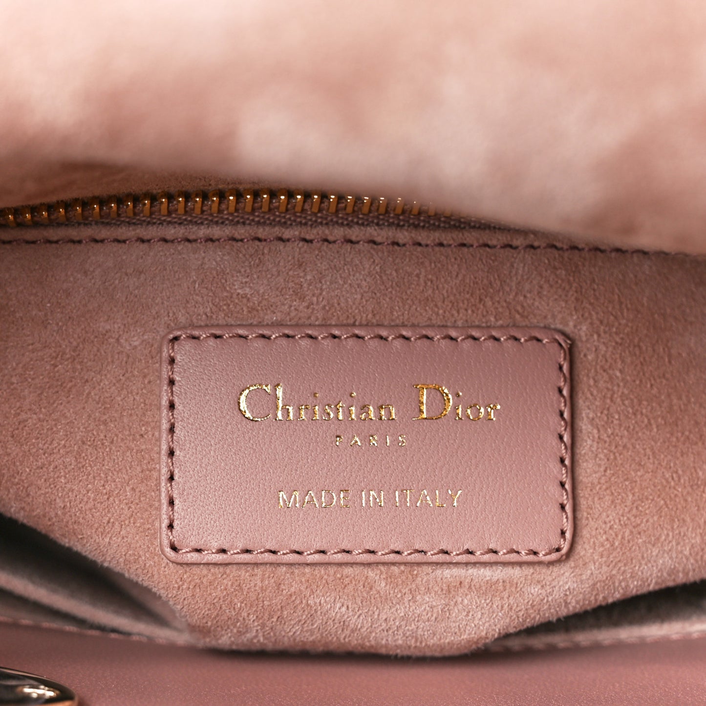 Lambskin Cannage Small My ABC Dior Lady Dior Blush