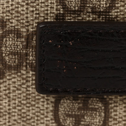 Gucci Monogram GG Plus Avel Card Holder Wallet Beige Ebony Cocoa 9 of 9
