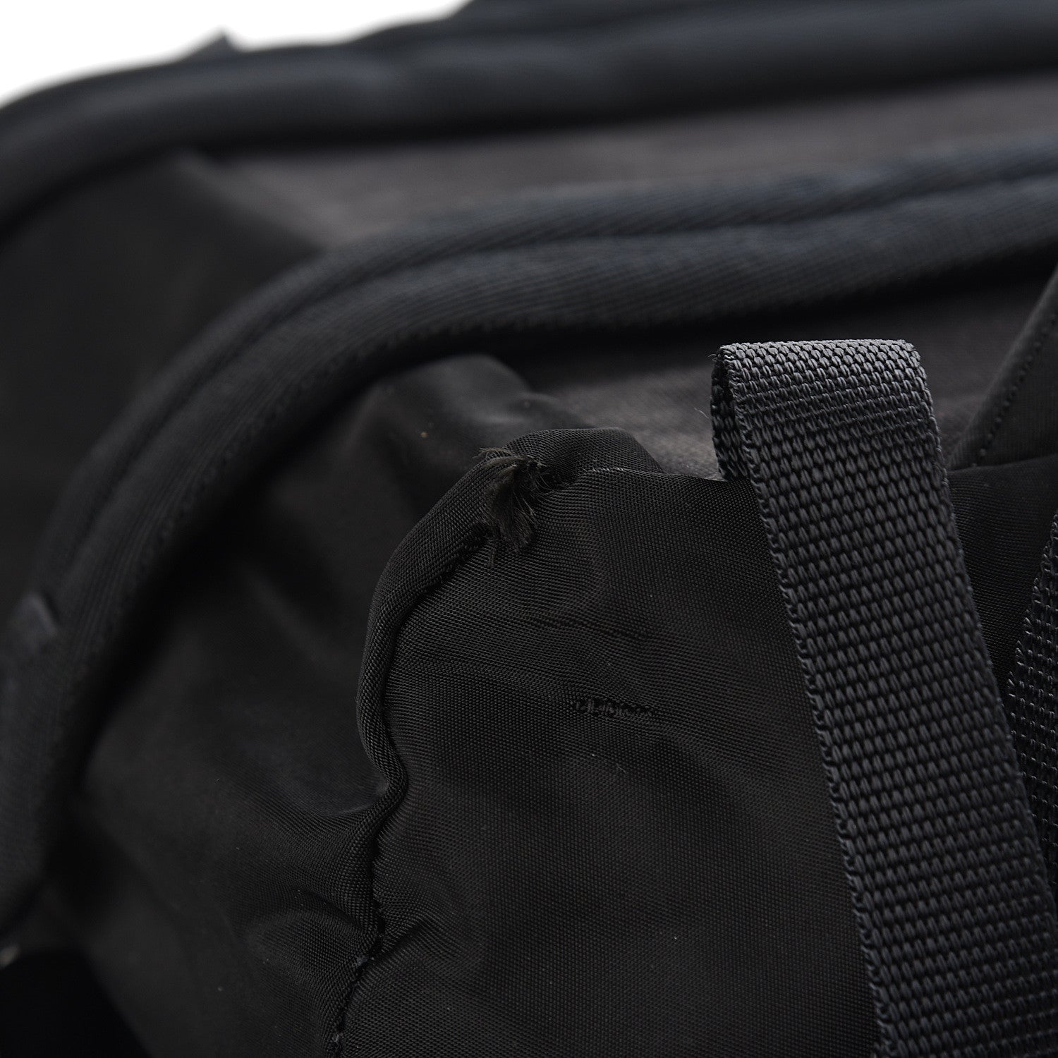 Prada Tessuto Nylon Vela Small Double Buckle Backpack Black 9 of 10