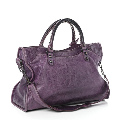 Balenciaga Agneau Classic Hardware City Raisin 3 of 12