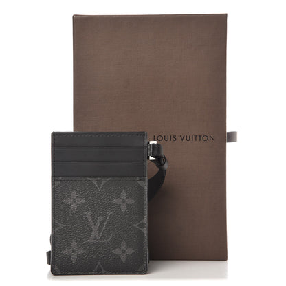 Louis Vuitton Monogram Eclipse Ribbon Card Holder 7 of 7