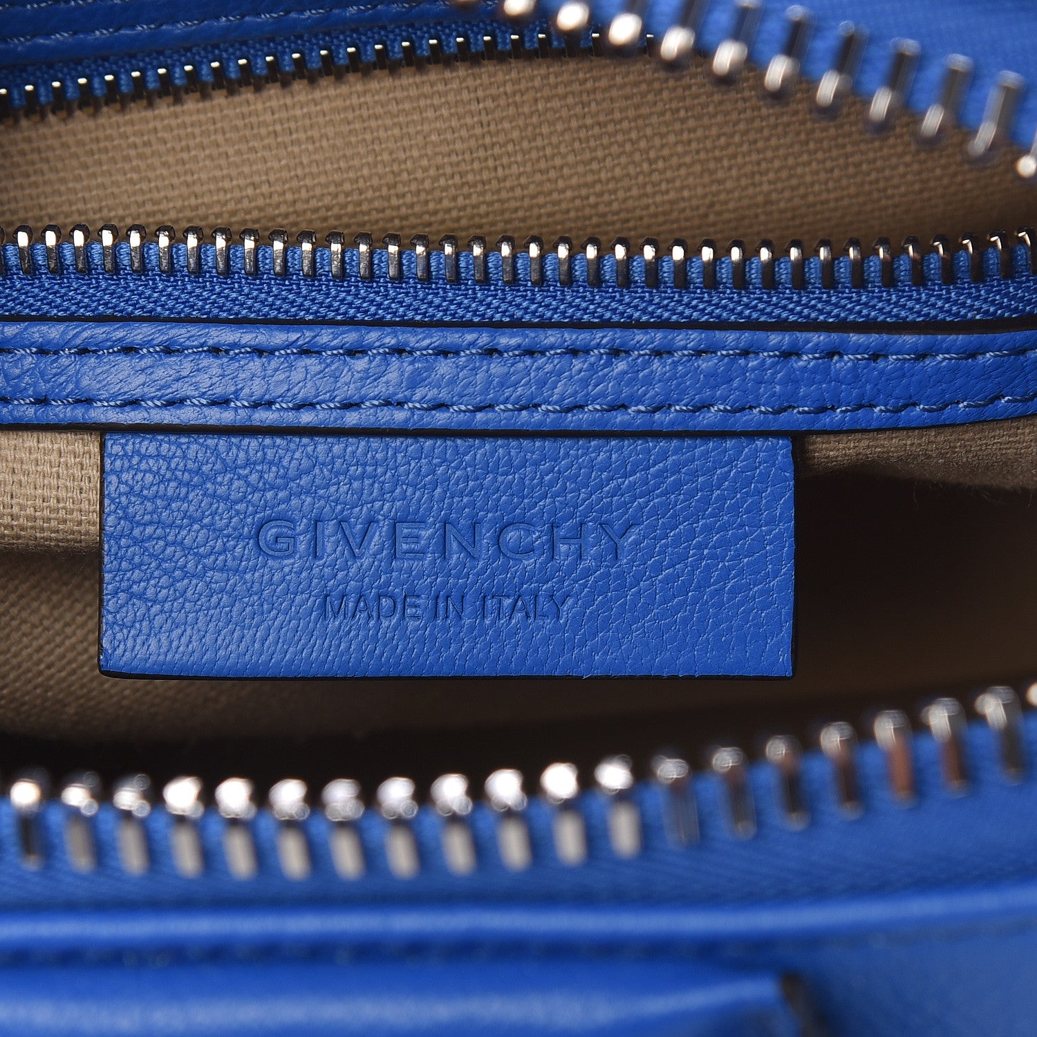 Givenchy Sugar Goatskin Mini Antigona Persian Blue 6 of 10