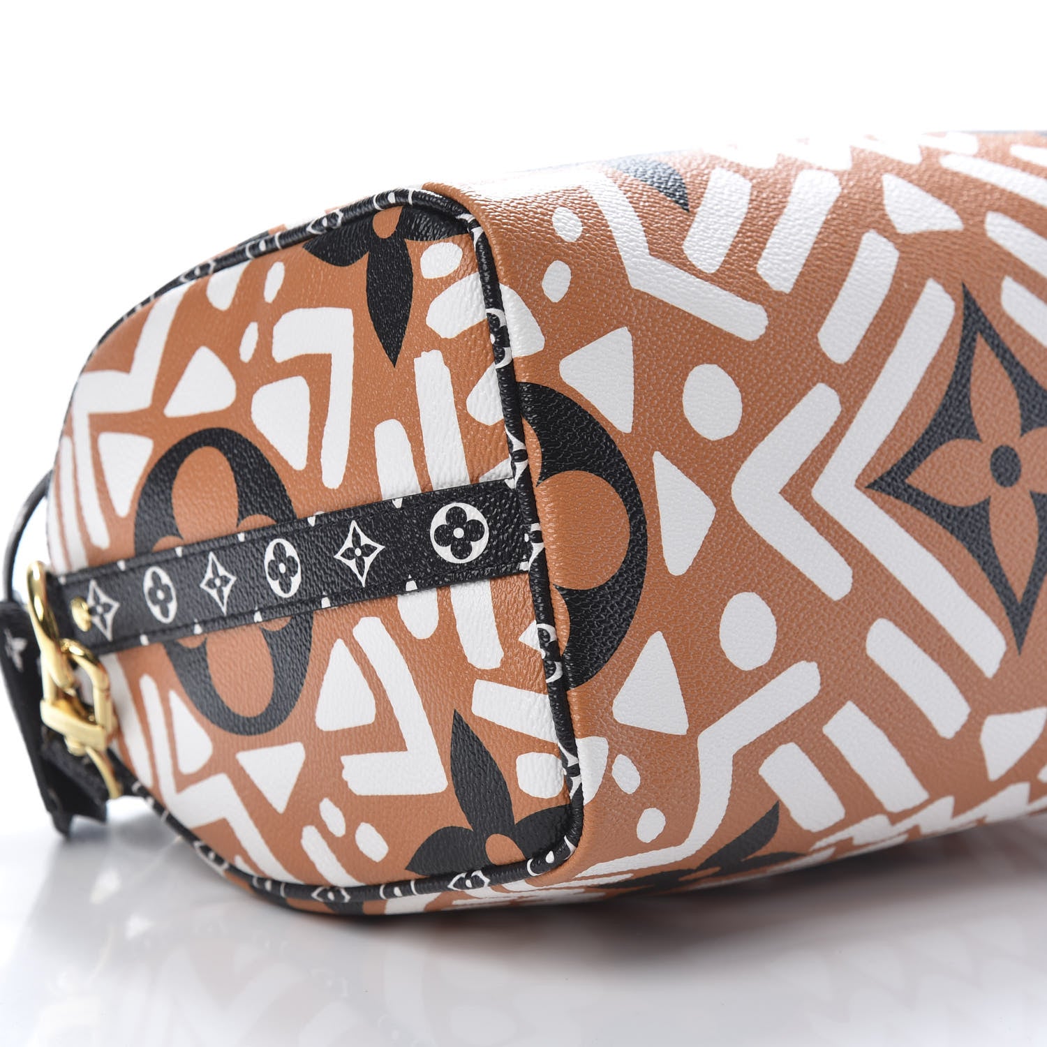 Louis Vuitton Monogram Giant Crafty Speedy Bandouliere 25 Creme Caramel 8 of 9