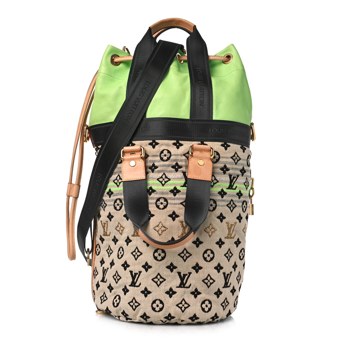 Fabric Jacquard Monogram Cheche Gypsy PM Vert