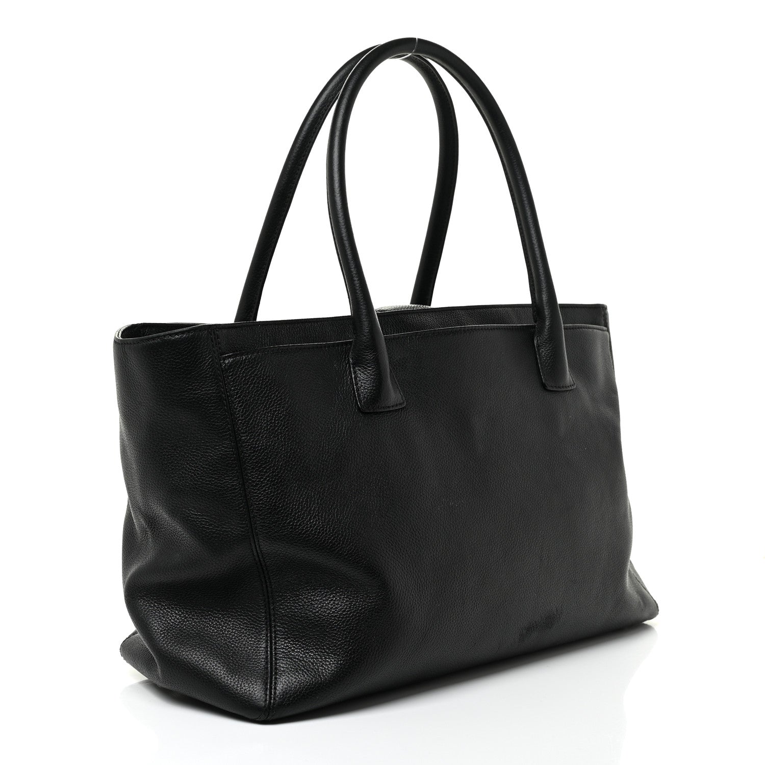 Chanel Calfskin Cerf Executive Shopper Tote Black 3 of 33