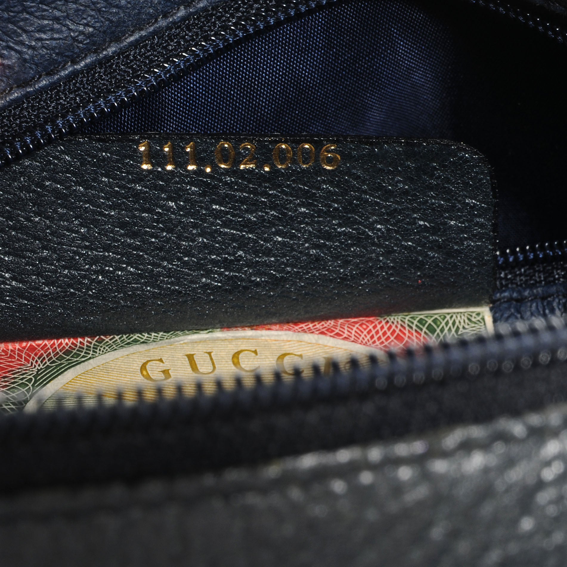 Gucci Monogram Web Boston Navy 7 of 8