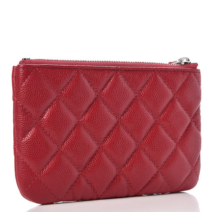 Chanel Caviar Quilted Small Cosmetic Case Pink 3 of 8