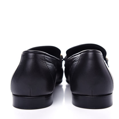 Chanel Lambskin CC Chain Loafers 38 Black 7 of 11