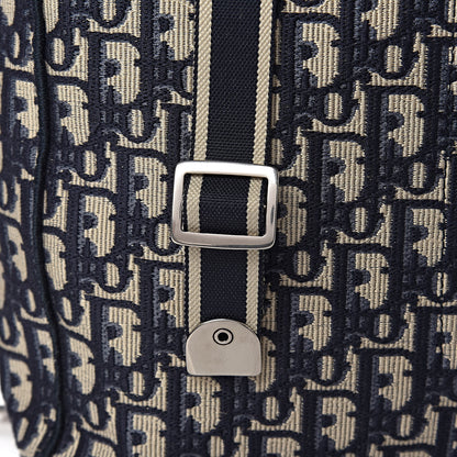 Christian Dior Oblique Backpack Blue White 10 of 11