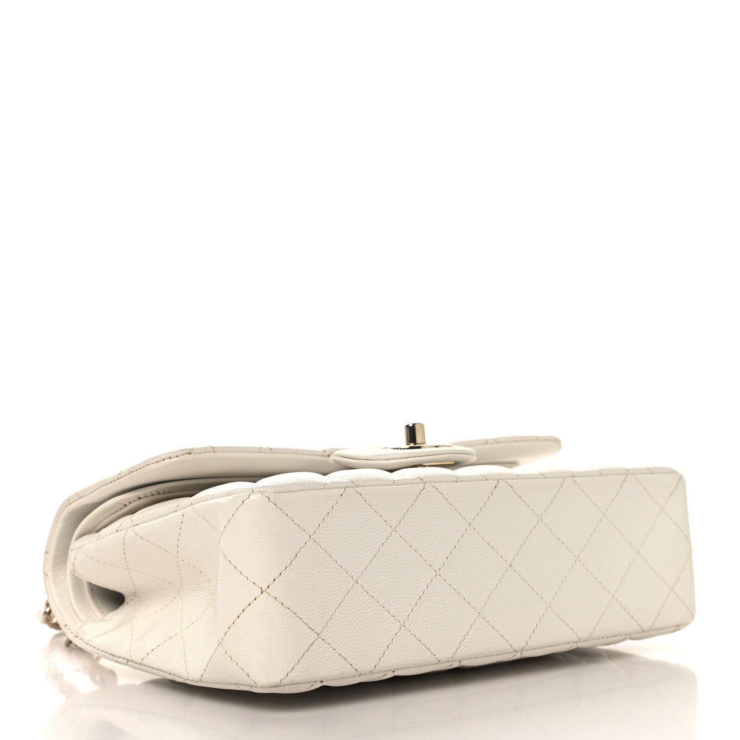Chanel Caviar Quilted Small Double Flap White 4 of 10