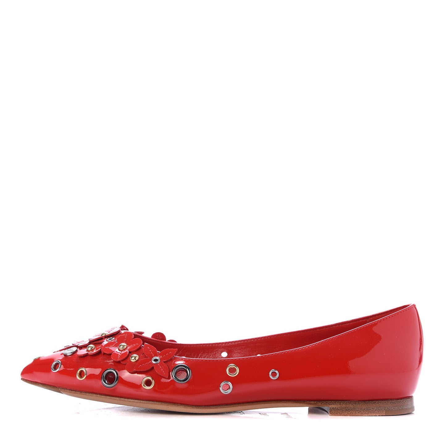 Patent Menina Ballerina Flats 36.5 Rouge