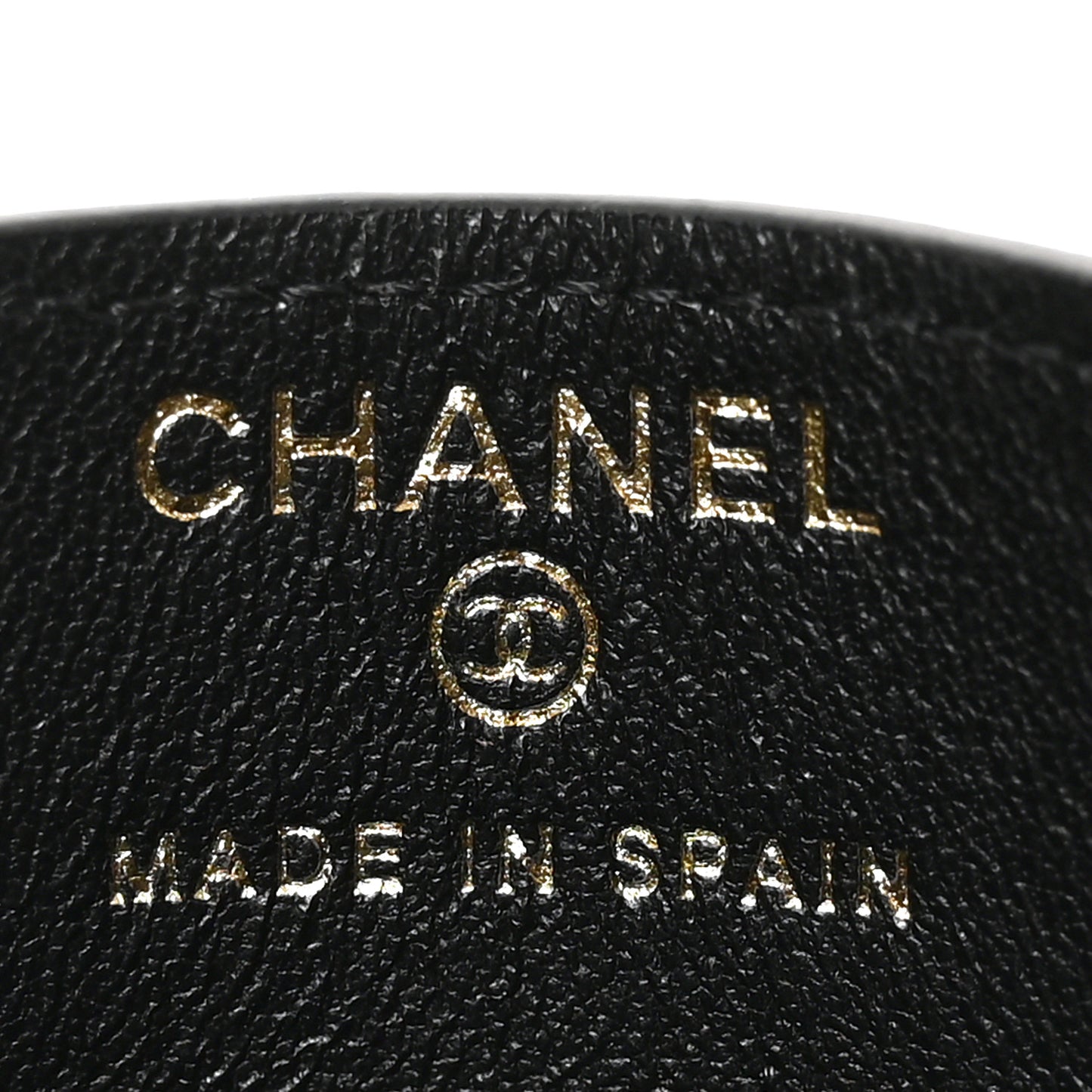 Calfskin Lizard Embossed Card Holder Black