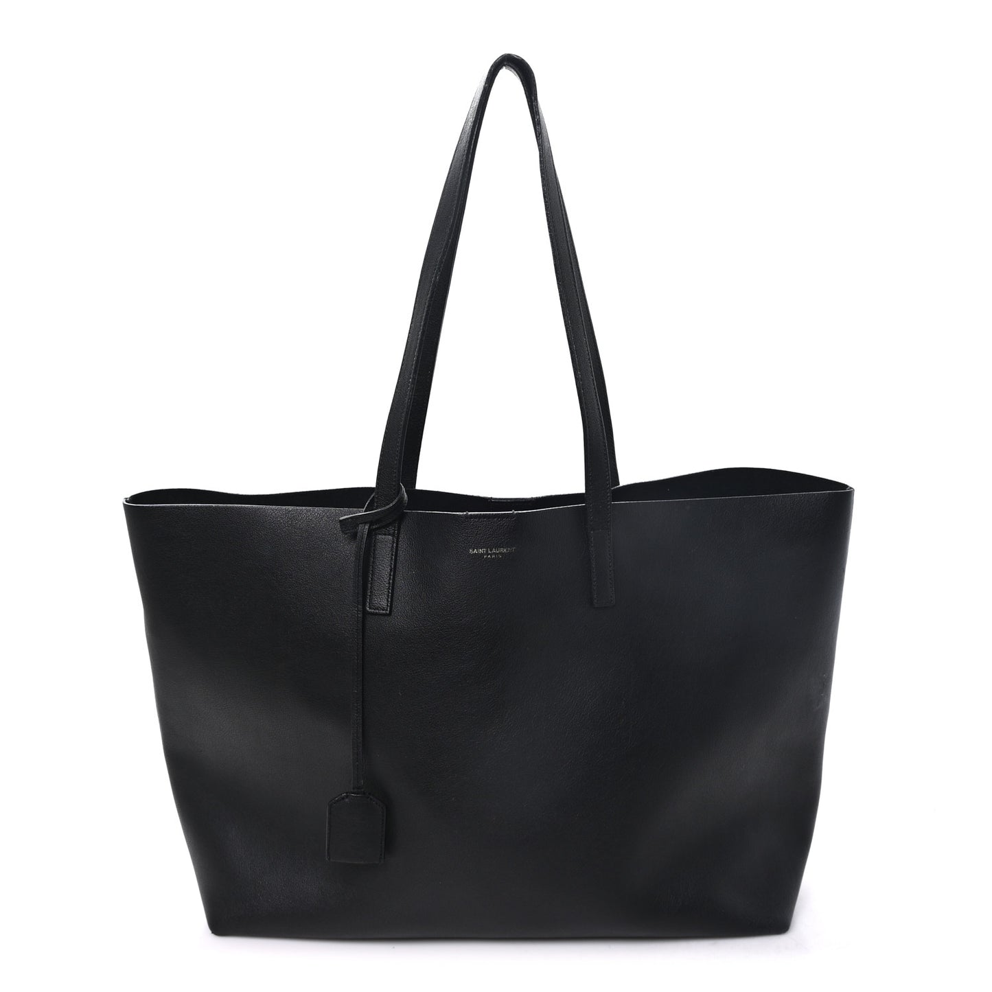 Calfskin Large Shopping Tote Black