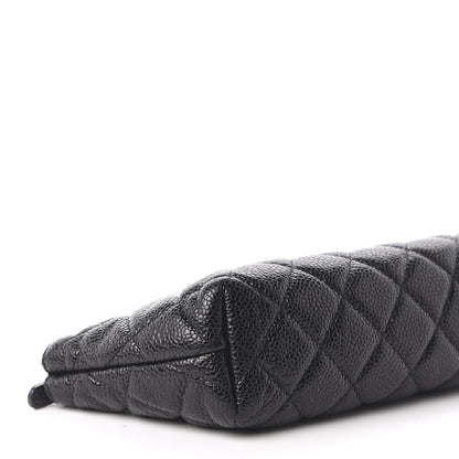 Chanel Caviar Quilted Cosmetic Case Black 6 of 9