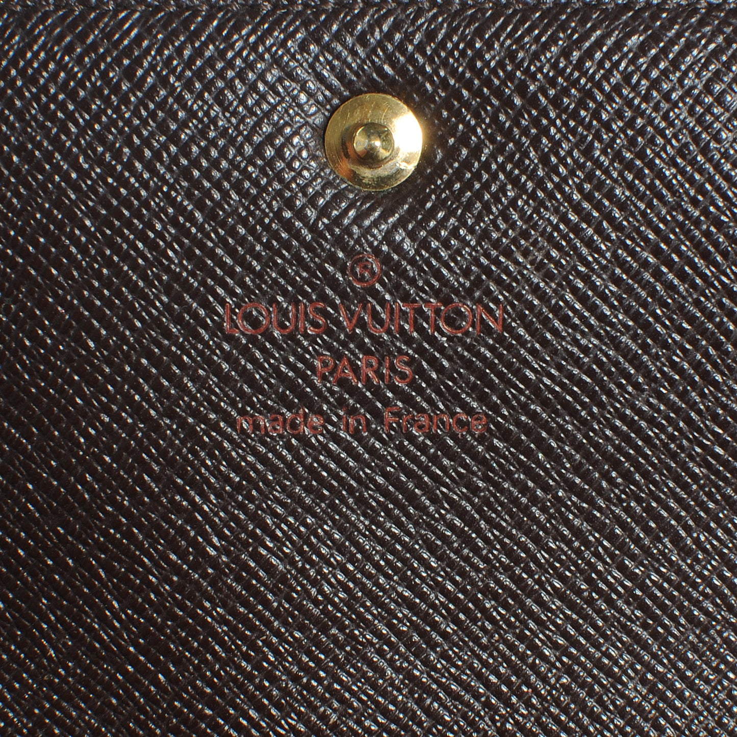Damier Ebene Porte Tresor Etui Papier Wallet