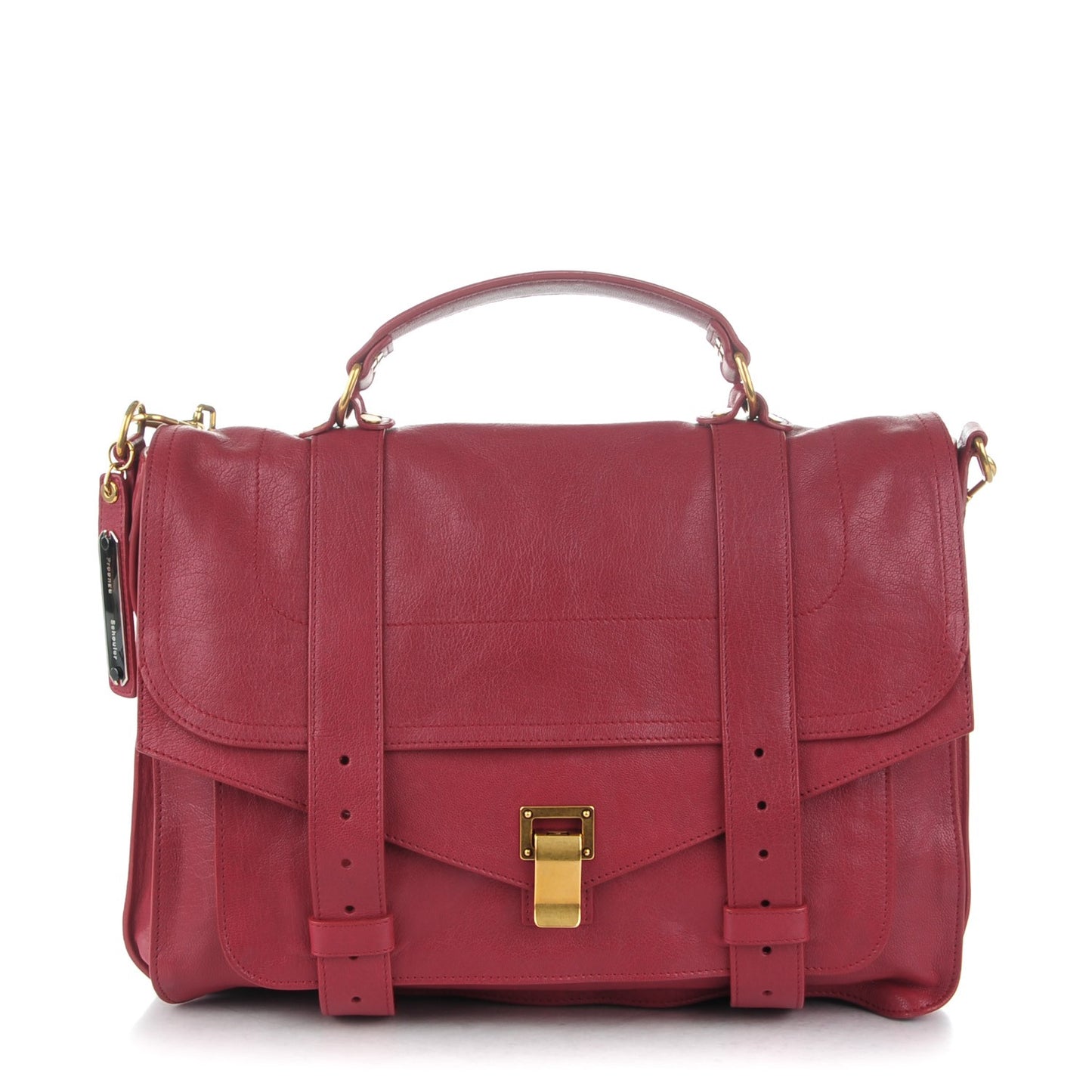 Lambskin Large PS1 Satchel Chianti