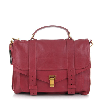 Proenza Schouler Lambskin Large PS1 Satchel Chianti 1 of 7