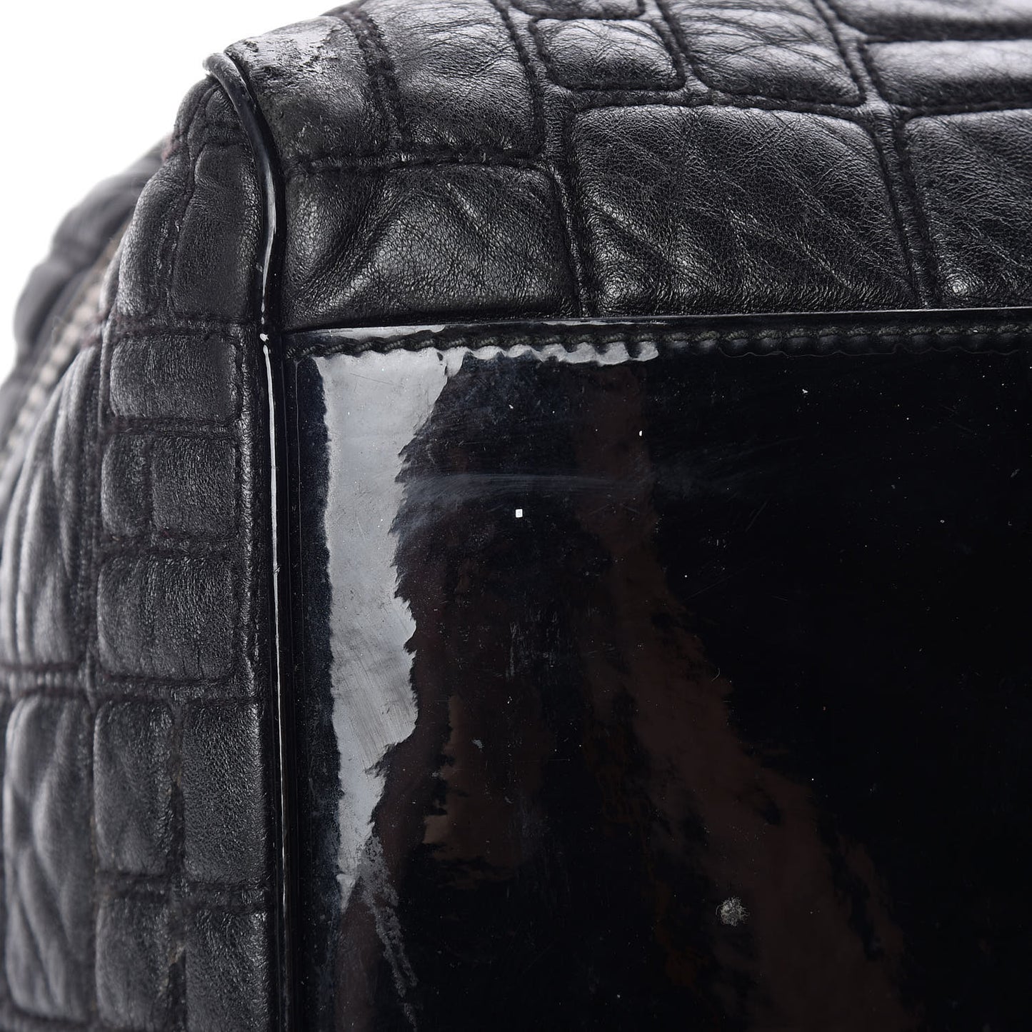 Calfskin Quilted Miss Marylou Hobo Bag Black