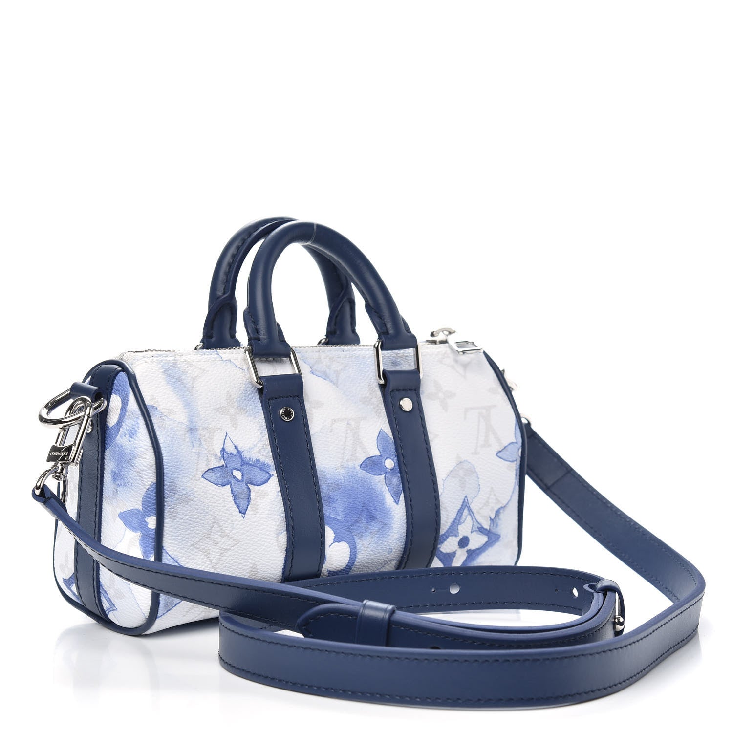 Louis Vuitton Monogram Watercolor Keepall XS Blue 3 of 8