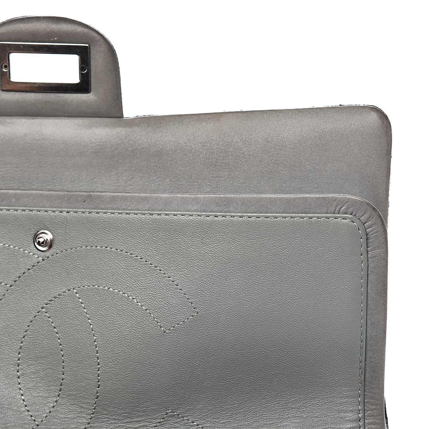 Caviar Iridescent Calfskin 2.55 Reissue 227 Flap Brown Grey