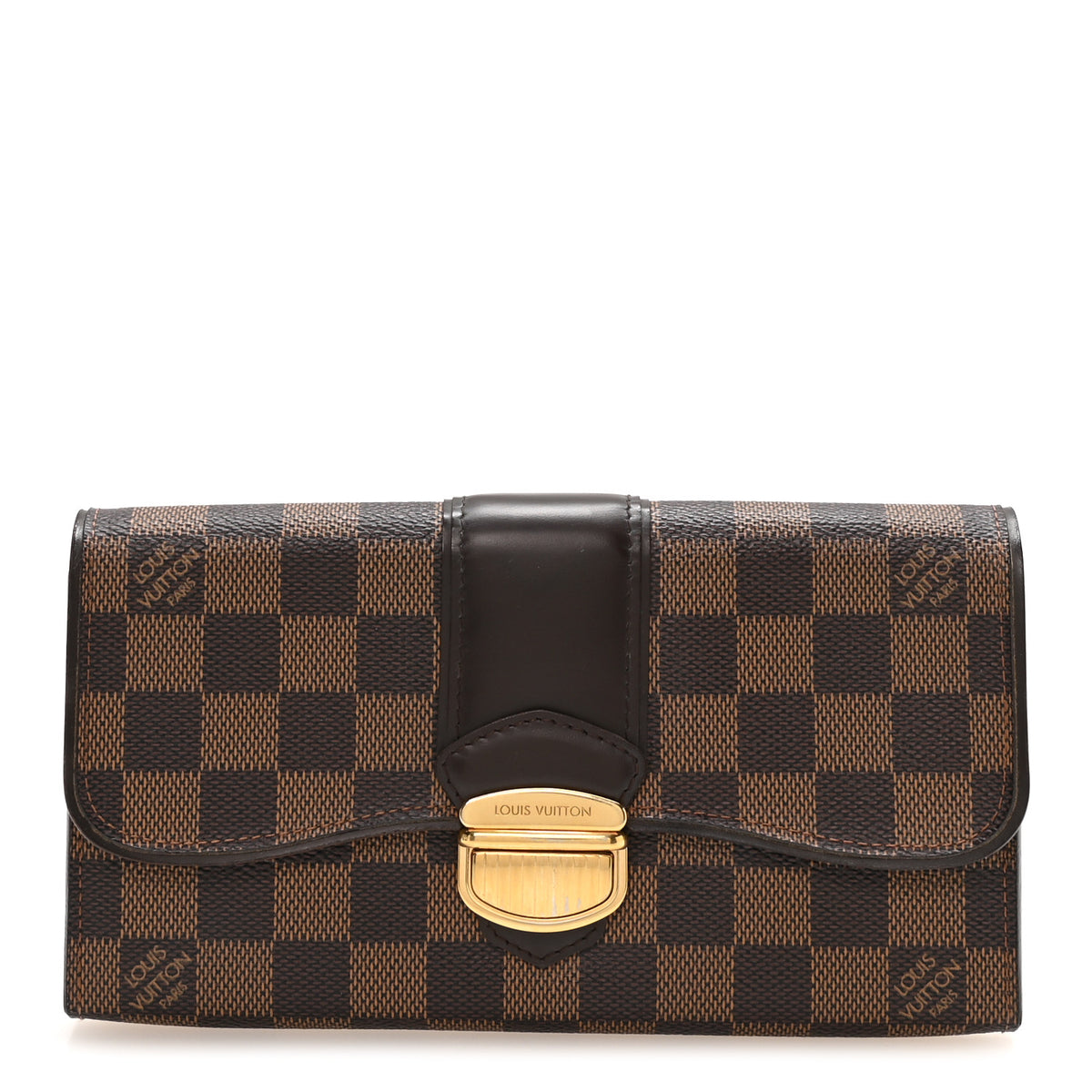 Louis Vuitton Damier Ebene Sistina Wallet 1 of 7