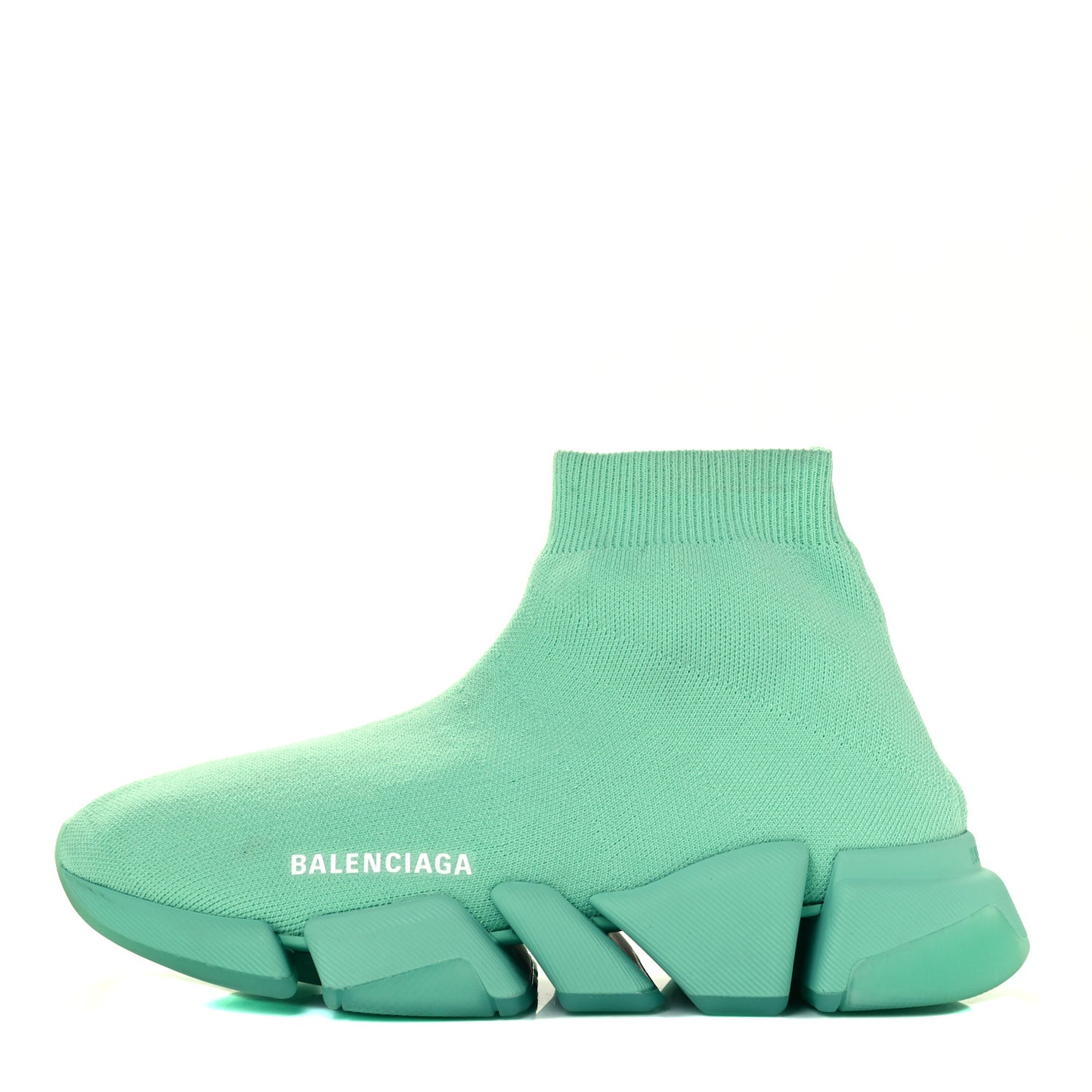 Technical 3D Recycled Knit Womens Speed 2.0 Transparent Sole Sneakers 39 Mint