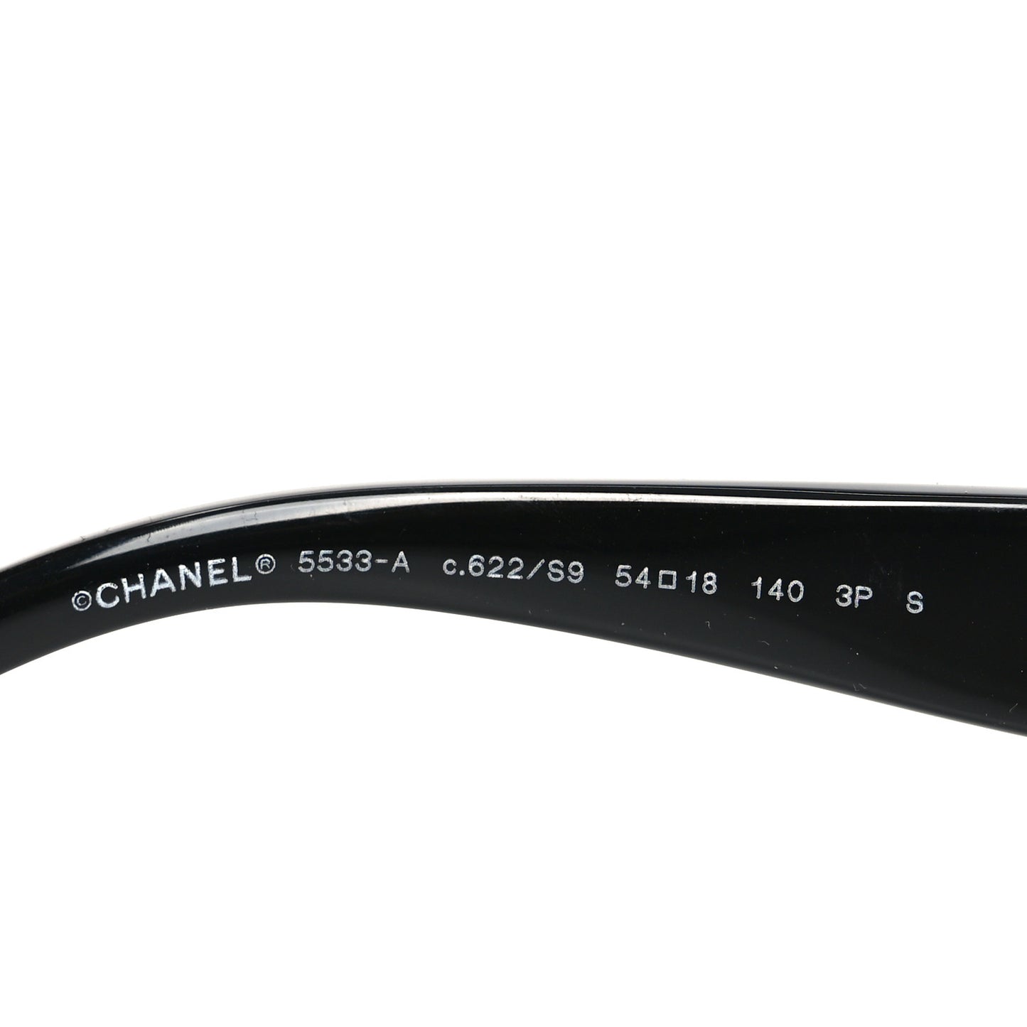Acetate Metal Polarized Square Sunglasses 5533-A Black