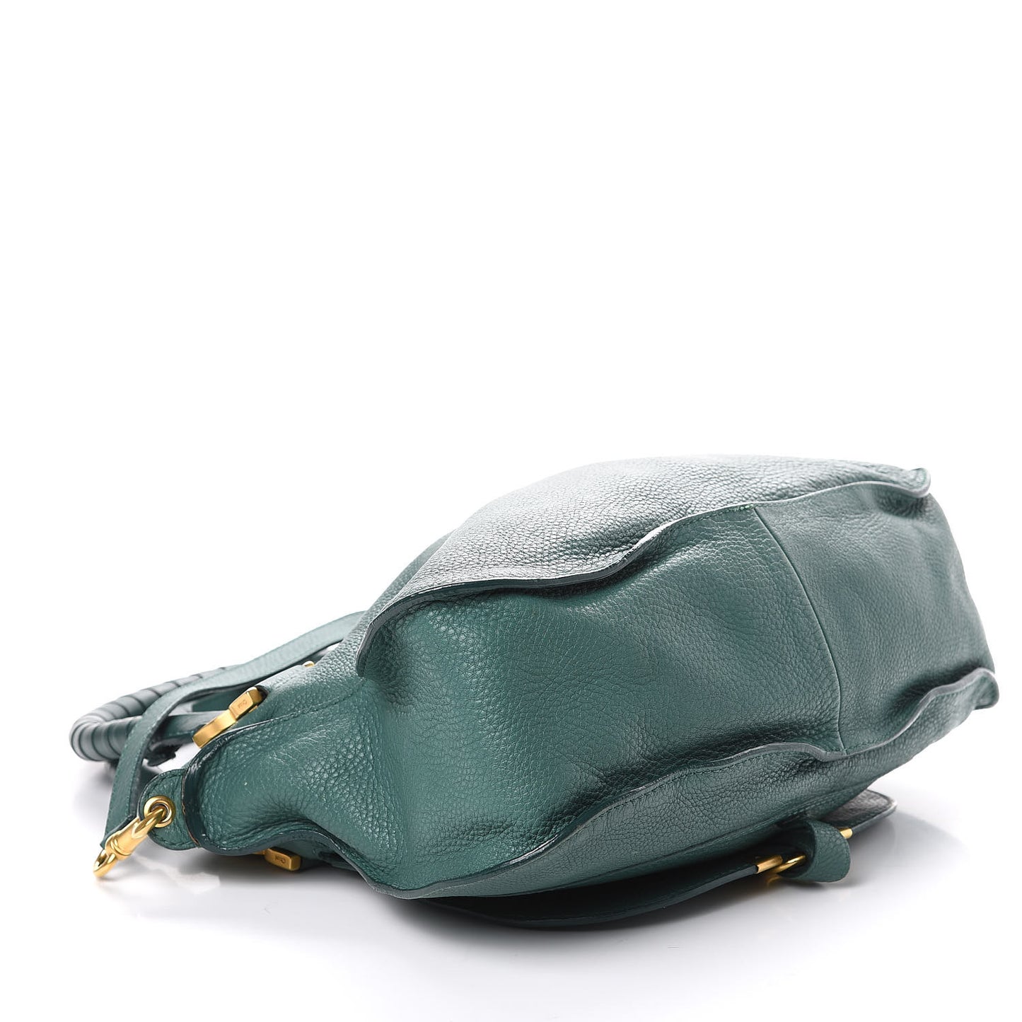 Calfskin Medium Marcie Satchel Emerald