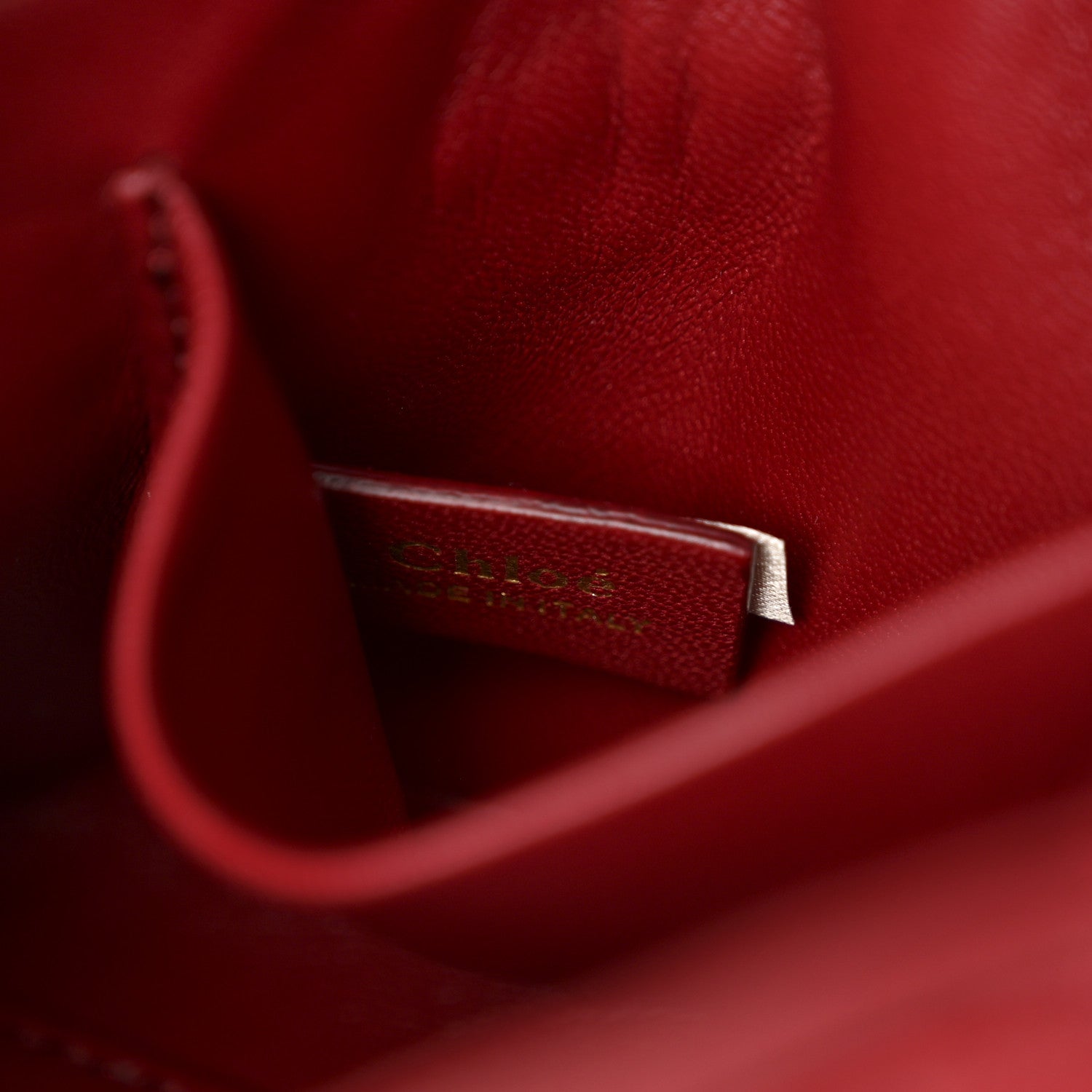 Chloe Nappa Mini Penelope Soft Shoulder Bag Red 8 of 12