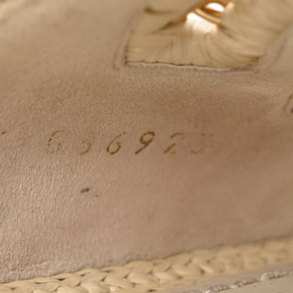 Chanel Braided Cord CC Mules 40 Light Beige 9 of 12
