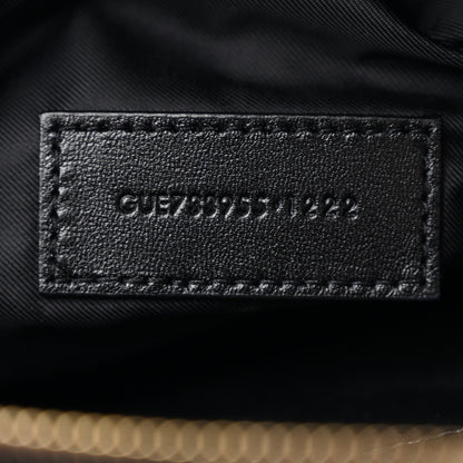 Saint Laurent Lambskin Quilted Gaby Cosmetic Pouch Black 7 of 8