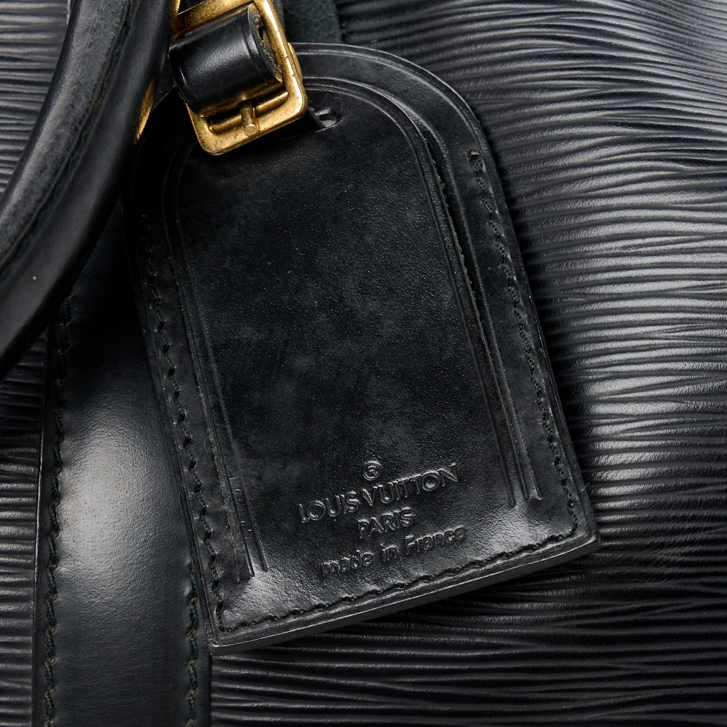 Louis Vuitton Epi Keepall 45 Black 8 of 15