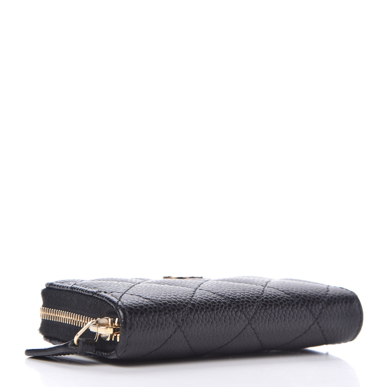 Chanel Caviar Quilted Zip Coin Purse Black 4 of 7